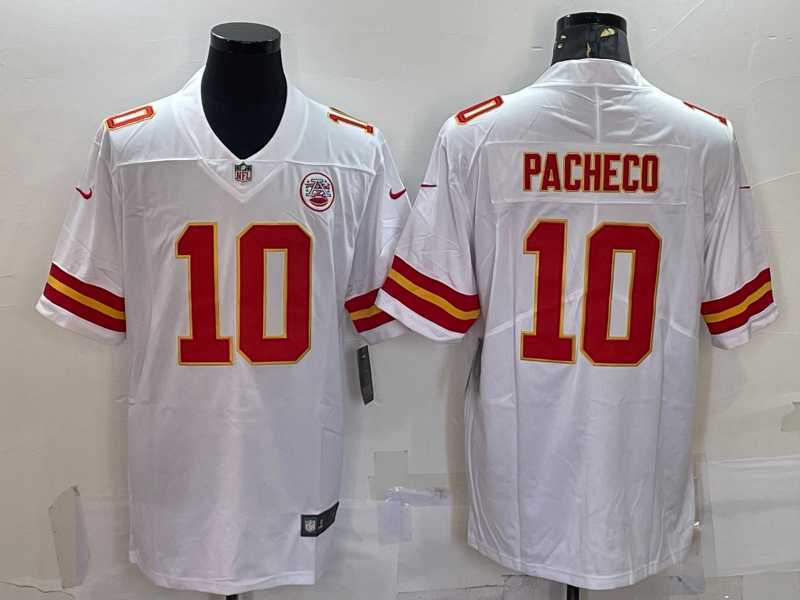 Men & Women & Youth Kansas City Chiefs #10 Isiah Pacheco White 2022 Vapor Untouchable Stitched NFL Nike Limited Jersey->denver broncos->NFL Jersey